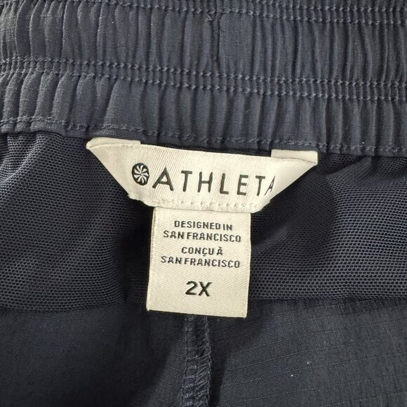 Athleta Trekkie North Jogger Pants Womens 2X Blue Nylon Spandex NWT PT-2592 - Picture 10 of 13